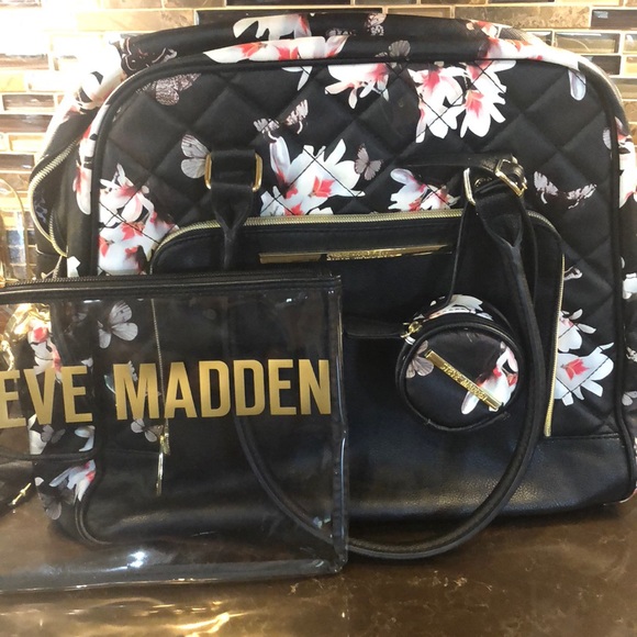 Black steve madden diaper bag Clearance